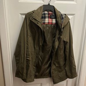 Olive green lightweight jacket